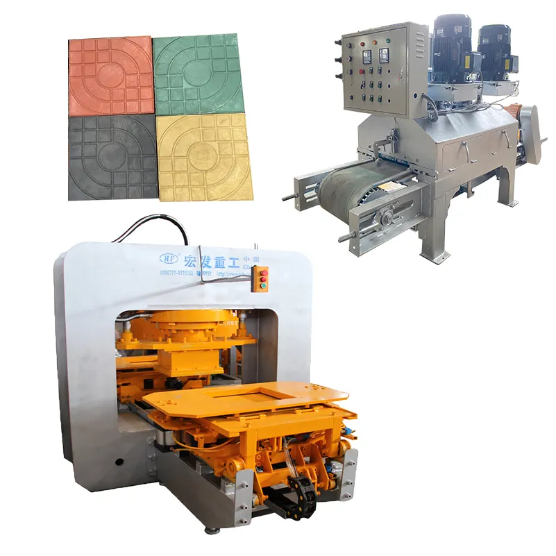 Máquina pulidora de azulejos de betón, maquinaria para fabricación de azulejos, máquina para azulejos de suelo