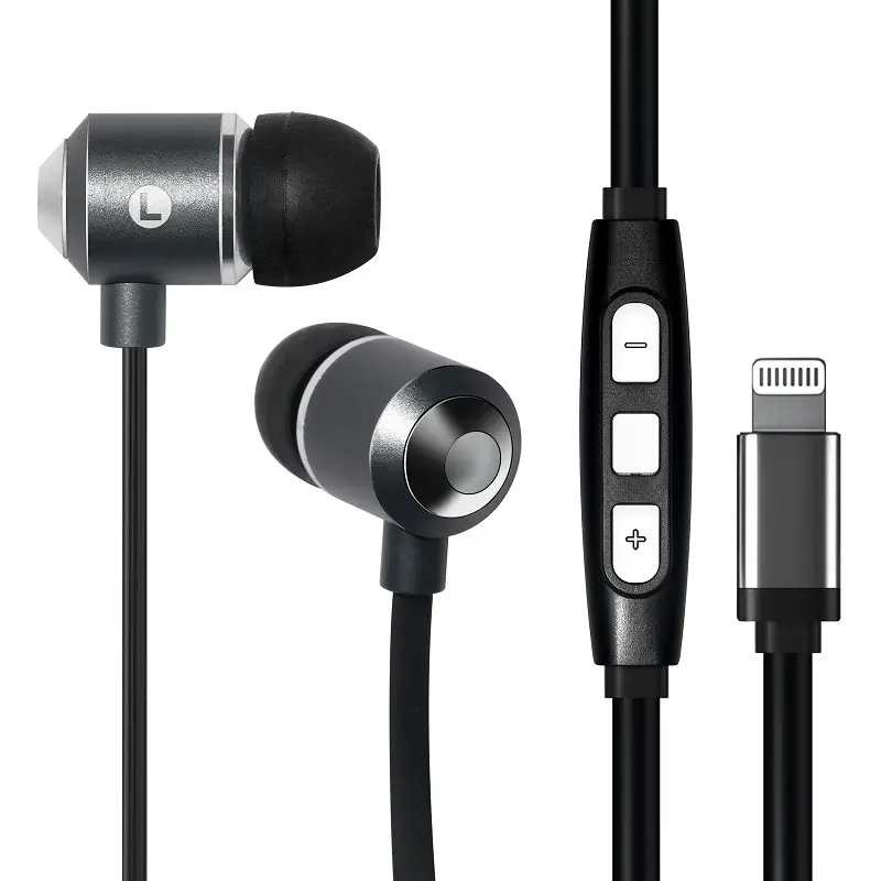 MFI Certified Original Wired Iphone Headphones Hot Cross-Border C68EC100 Chip earphone Noise Cancelling Earbuds Microphone
