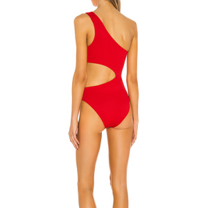 One Shoulder Swimwear Triangle Bikini Swimsuits Famous Brands Beachwear - Product Image 3