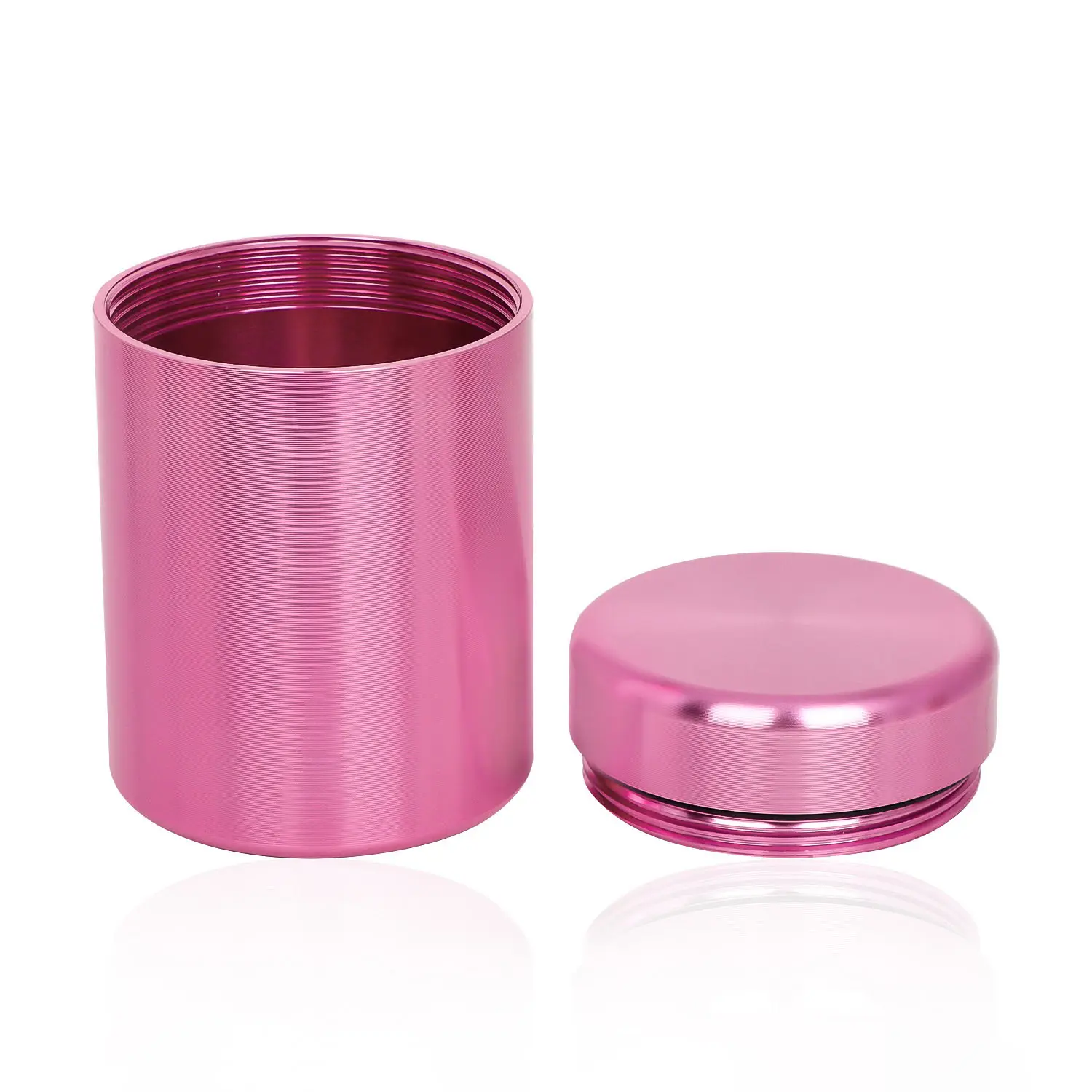 Custom Logo Pink Stash Jar Storage Bottle For Girl Smoking Accessories Smokeshops Wholesale