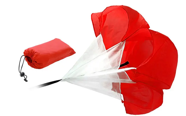 Resistência ao treinamento paraquedas de arrasto velocidade guarda-chuva treinamento velocidade corrida pára-quedas