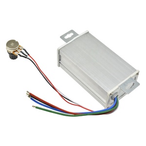 DC 9-60V 20A PWM DC regolatore di velocità continuo del motore modulatore di larghezza dell'impulso velocità del motore 100K potenziometro rotativo - Product Image 2