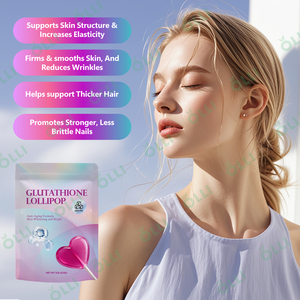 Olli niêm yết mới Glutathione Collagen Glow lollipops trong túi nhãn hiệu riêng làm trắng da GLUTATHIONE lollipops với Collagen - Product Image 5