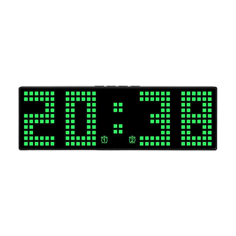 Coque noire + LED verte