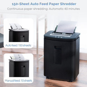 2025 AutoFeed P5 Security 25L Large Capacity 150 Sheets Micro Cut Industrial Machine Paper <strong>Shredder</strong> for Office Home <strong>CE</strong> Certified - Product Image 2