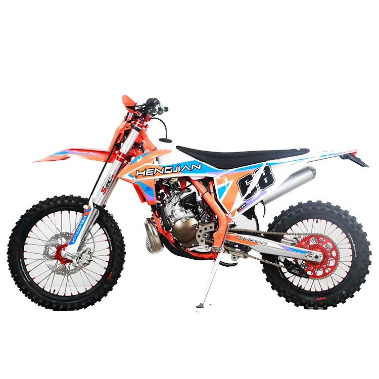 Hengjian Autres motos Motocross Yamaha Moto refroidie par eau 250cc 2 Stoke 2T Motos tout-terrain