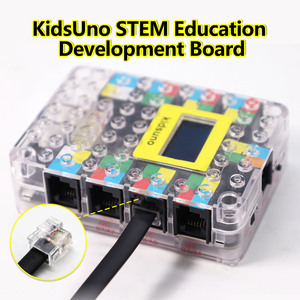 STEM Robot Kit Elektronische Bausteine Sensor modul Mini Meteoro logical Station Kit für Arduino mit KidsUno Board