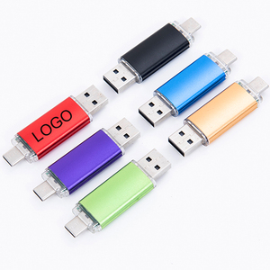 工厂定制2合1不同形状的u盘类型-c笔式驱动3.0 128GB高速Otg u盘安卓u盘 - Product Image 6