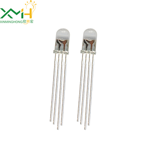 Water clear Lens Tricolor <strong>Led</strong> Widely Usage <strong>5mm</strong> Round <strong>RGB</strong> Dip <strong>Led</strong> - Product Image 5