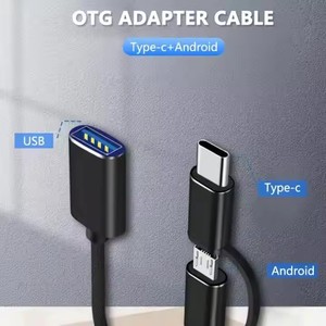 Factory Price Usb c Otg Cable Phone Adapter <strong>2</strong> <strong>in</strong> <strong>1</strong> Usb Type c Micro to Usb Otg Adapter for Mobile Phone - Product Image 4