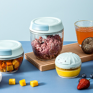 手串拉蔬菜切碎机捣碎器食品肉类蔬菜大蒜切碎机 - Product Image 2