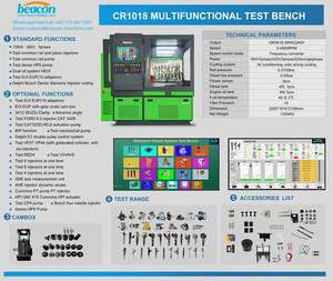 CR1018コモンレールインジェクターおよびポンプテストベンチHEUI EUI EUP、カムボックスおよびコーディング機能付き多機能テストスタンド - Product Image 6