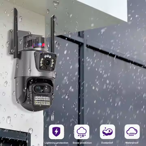 9MP 8Xズームトリプルレンズダッシュボードカメラ360 AI PTZ CCTV監視カメラカラフルナイトビジョン6K Wifi屋外カメラ - Product Image 2