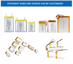 ספקי סוללת ליתיום לספק bw 501035 130mah 3.7v קיבולת גבוהה סוללה קטנה עם אישור ce - Product Image 3