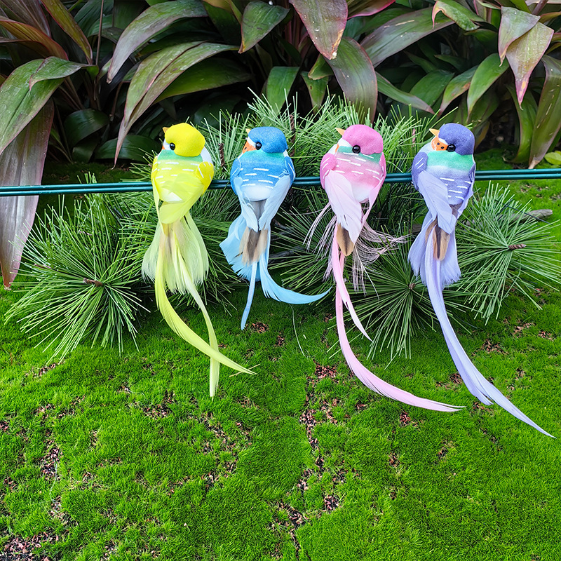 Oiseaux colorés-1 paquet/8 pièces