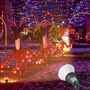Zemin hissesi ile açık spot, dayanıklı projektör fikstür, hava koşullarına dayanıklı, 120V, 6FT güç kablosu, PAR38 ampul tabanı - Product Image 6