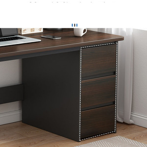 <strong>Simple</strong> Modern <strong>Desk</strong> Home Student Bedroom Writing <strong>Desk</strong> Office Employee Single <strong>Computer</strong> <strong>Desk</strong> with Storage Drawer - Product Image 2