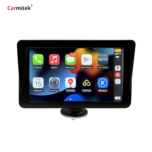 Taşınabilir dash montaj kablosuz Apple CarPlay ekran GPS araba kamyon RV evrensel dokunmatik kontrol ekranı Android otomatik 10.26 7 inç - Product Image 4