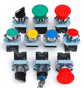 High Quality XB2 <strong>Button</strong> Switch Power Supply <strong>Start</strong> Stop Self Reset Point Move Round Flat Head Symbol Switch 22mm - Product Image 6