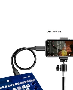 Type <strong>c</strong> to Type <strong>c</strong> Microphone Adapter Universal Audio Cable OTG Microphone Cable for Camera Android iPhone Soundcard DSLR - Product Image 4