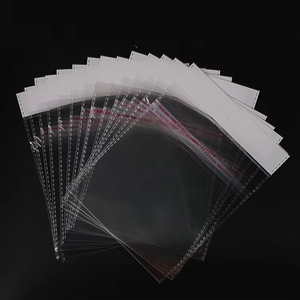 Customized Printing Clear Self Adhesive Hanging <strong>Header</strong> Plastic <strong>Bag</strong> OPP <strong>CPP</strong> PP PE Cellophane Sock Craft Notebook Packaging <strong>Bag</strong> - Product Image 2