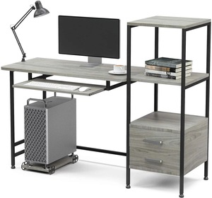 Escritorio de ordenador multifunción con cajón, mesa de estudio de escritura, soporte para ordenador portátil doméstico, mesa de oficina - Product Image 4