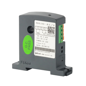 Acrel-sensor de corriente alterna, 0-50A entrada AC, salida DC 0-5V/0-10V CT clase 0,5 0,2, transformador transductor de corriente BA10-AI/V - Product Image 1