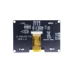 2,4 "2,42 Zoll 128x64 OLED-LCD-Anzeige modul SSD1309 12864 7-polige SPI/IIC I2C-serielle Schnitts telle für Arduino UNO R3 C51