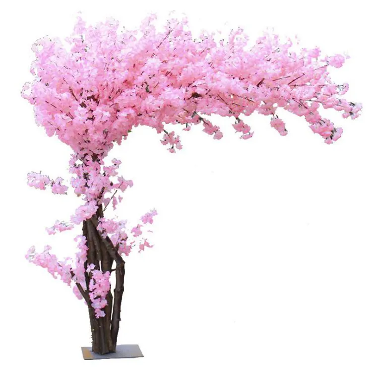 Factory Faux Artificial Outdoor Cherry Blossom Tree Centerpiece Indoor Outdoor Decor Artificial Trees Cherry Blossom For Sale