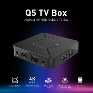 China Factory Android 10 Smart-TV-Box 4K HDR Dualband-Netzwerk unterstützung IP-TV-Media-Player für Heimkino - Product Image 2