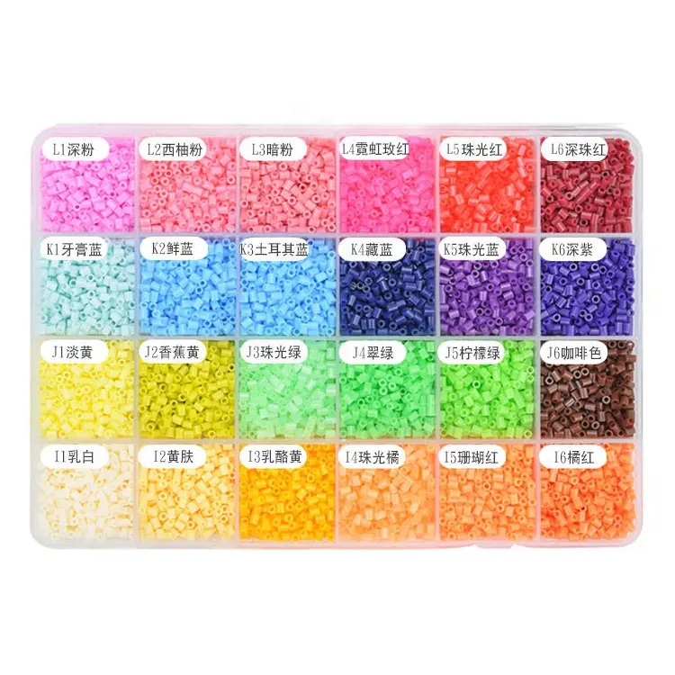 Groothandel Hoge Kwaliteit Eva Kids Diy Hama/Perler Kralen Mini 2.6 Mm