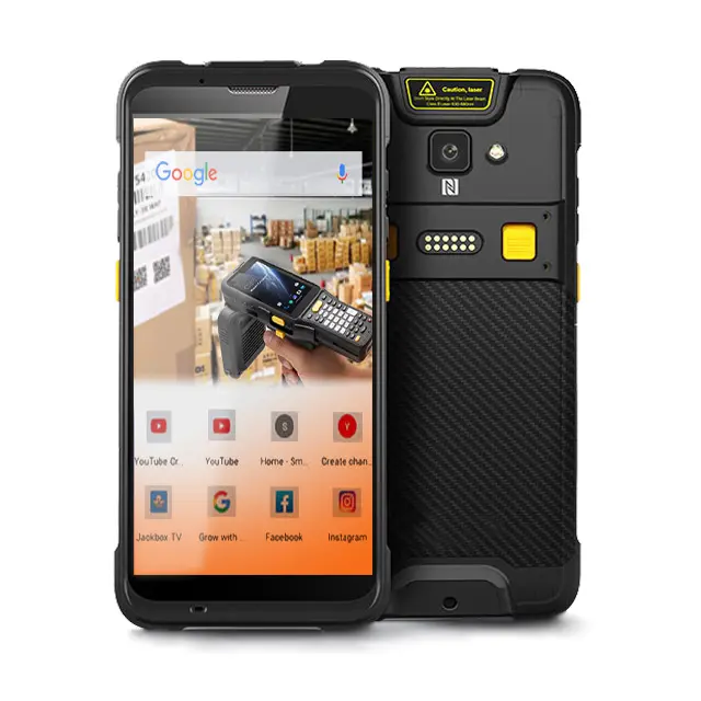 Ip67 5.5 polegada Rugged Pda Handheld Pda Android 11 Coletor De Dados 2D Barcode Scanner Rfid Fingerprint Pdas Android Industrial