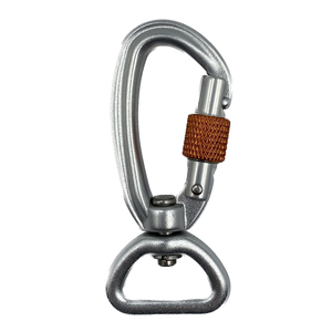 Jrsgs Nhôm Biểu Tượng Tùy Chỉnh Con Chó Dây Xích Carabiners Vít Khóa 4KN Xoay Snap Hook 7810d7b - Product Image 2
