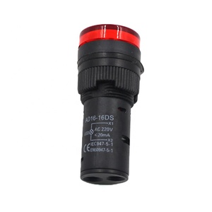 AD16-16DS ROSSO di plastica lunetta push button LED Indicatore Push Button - Product Image 4