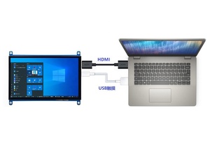 JEO Werkseitig anpassbarer kapazitiver 7-Zoll-LCD-TFT-Bildschirm mit 1024*600 HDM-USB-Schnitts telle - Product Image 6