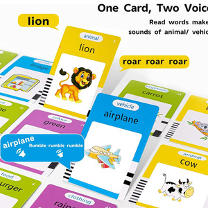 [Almacén de España] Educador de tarjetas Flash de doble idioma de entrega rápida-Sistema de aprendizaje de voz en inglés y multilingüe para el desarrollo de la primera infancia - Product Image 3