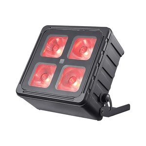 Mini 4x18W RGBWAP 6 in 1 LED sahne işık su geçirmez kablosuz DMX pil Uplight - Product Image 1