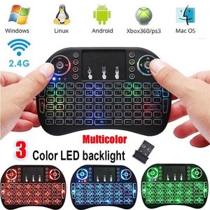 Factory 3 Color Rechargeable Mini Remote <strong>Control</strong> 2.4G Wireless Backlit <strong>Keyboard</strong> for <strong>Android</strong> TV Box Gaming 3 <strong>Keyboard</strong> Gaming - Product Image 6