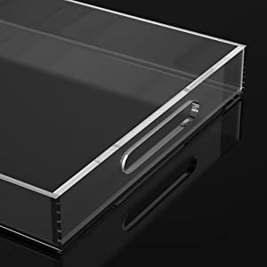 9x12矩形透明有机玻璃亚克力梳妆台 - Product Image 4