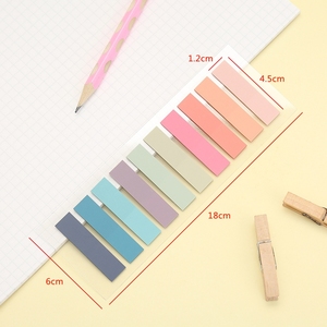 Sticky <strong>Index</strong> Tabs Colorful Book <strong>Note</strong> Tabs Transparent Writable Page Markers Label Flags Strip Stickers for Annotating <strong>Notebook</strong> - Product Image 2