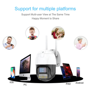 2023 Hot Two Way Audio PTZ WIFI Camera Long Range Outdoor Dome Camara Icsee Security IP Camera Motion Detection CCTV Camera - Product Image 5