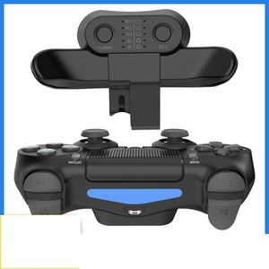 עבור PS 4 בקר gamepad אחורי סיומת מתאם w/טורבו גב אחיזה p4 כפתור מצורף ידית p4 כפתור מצורף ג 'ויסטיק