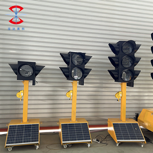 Các Nhà Sản Xuất Bán Hàng Trực Tiếp Tạm Thời Năng Lượng Mặt Trời Powered Di Động Giao Thông Di Động Hệ Thống Kiểm Soát Ánh Sáng Đèn Giao Thông Cho Ngã Tư - Product Image 4