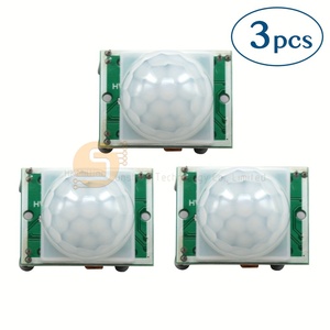 ArduinoおよびRaspberry Piのための3pcs HC-SR501 PIRの赤外线モーションセンサーモジュール - Product Image 1