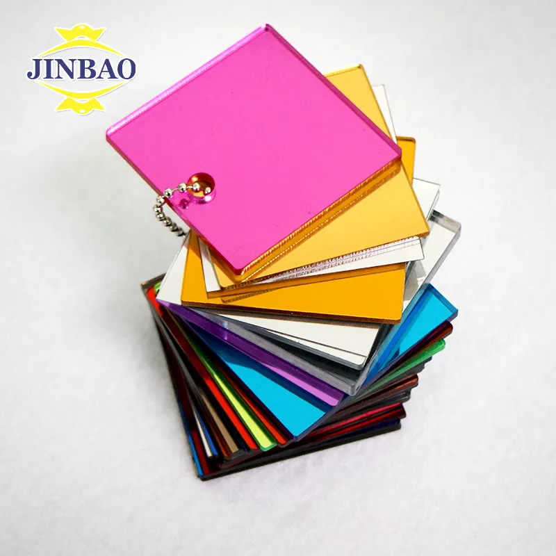 JINBAO 1220*2440 4*8 индивидуальная форма для резки акриловый зеркальный лист пластиковый зеркальный лист из плексигласа 1,8 мм