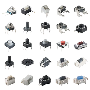 4-poliger SMD SMT Micro-Drucksc halter 3x3x1,5mm quadratischer taktiler Schalter für Leiterplatte - Product Image 6