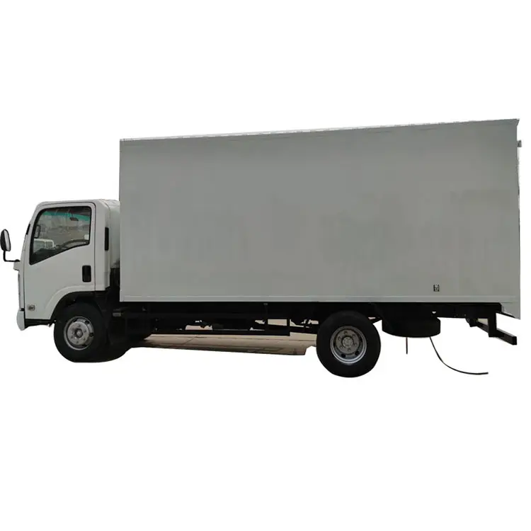 used isuzu box truck van truck hot in sale
