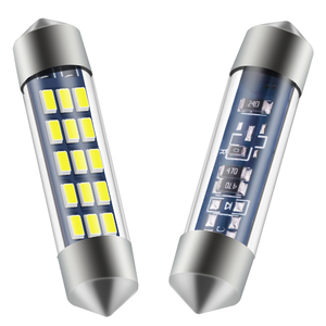 Otomatik okuma ışığı kaliteli 80lm C5w Led 31/36/39/41mm 9/12/15/18smd 3014 plaka ışığı - Product Image 3