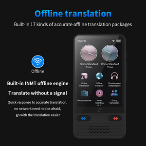 เครื่องแปลภาษาด้วยเสียงแบบพกพารุ่นใหม่เครื่องแปลภาษาออฟไลน์แบบเอียง S85 นักแปลอัจฉริยะ - Product Image 5