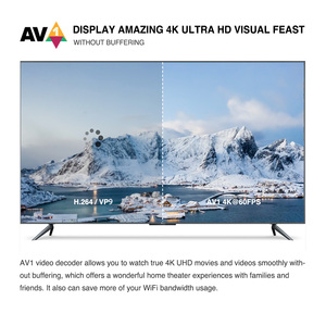 Yeni 4K TVIP Android 11 1G 2G 16G 32G ODM kutusu ODM iptv kutusu S905w2 STB medya TV alıcıları çift WiFi 2.4G5G dört çekirdekli 4K FHD oyuncu - Product Image 3